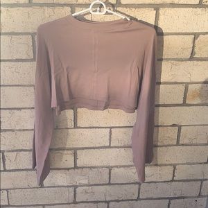 Lululemon long sleeve crop top.